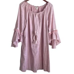 Style & Co Women‎ Dress XL Pink Cottagecore Boho Chic Festival Cowgirl Country
